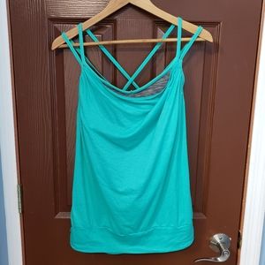 Lucy double layer athletic tank